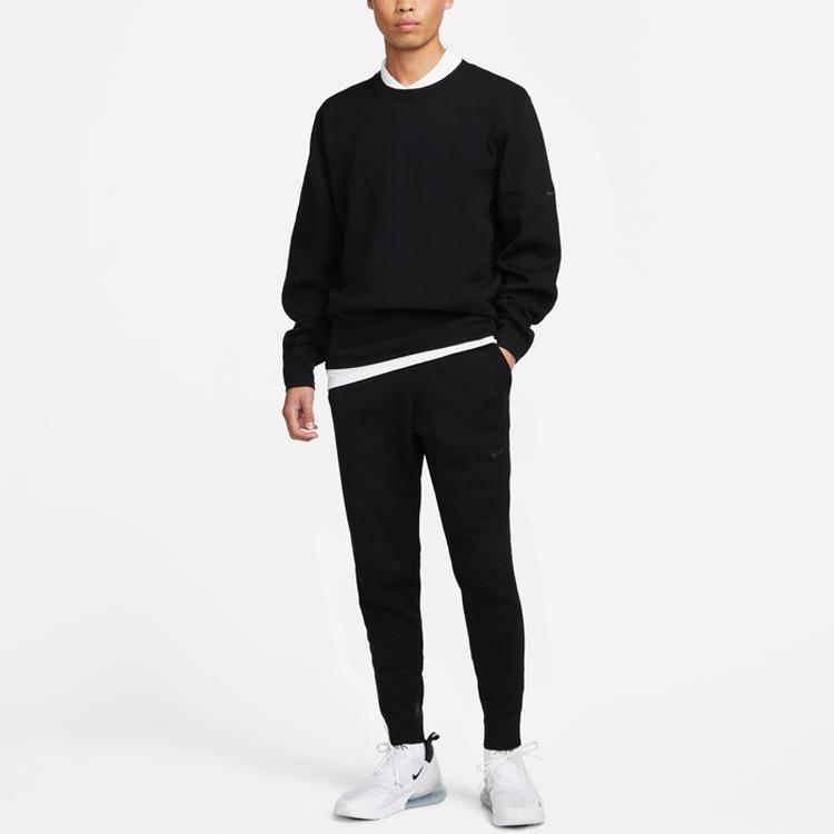 Nike Solid Color Drawstring Pocket Jogger Pants Men Bottoms Black DV9988-010
