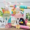 Carrot Flower Basket Easter Rabbit Decoration Rabbit House Accessories  Home Decoration