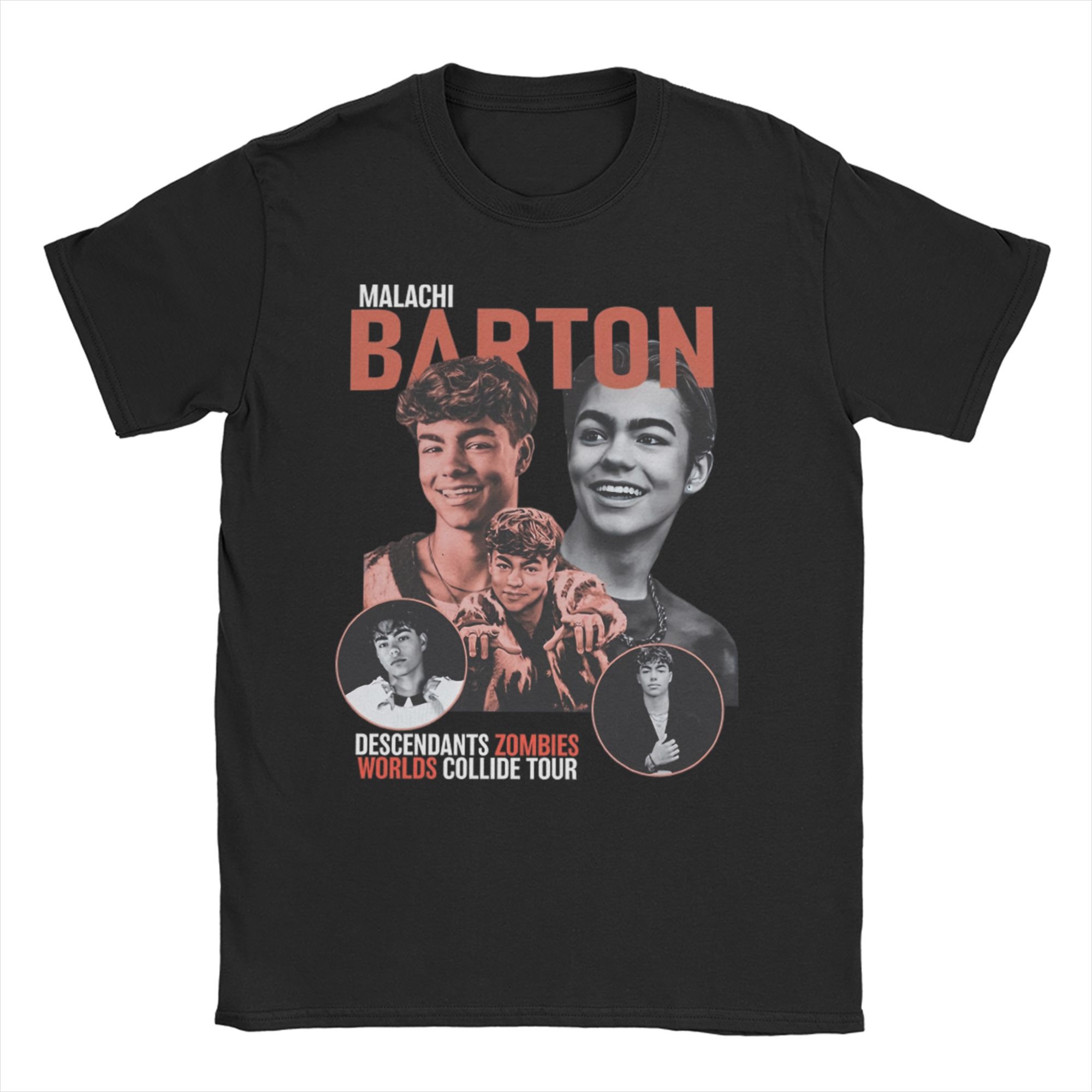 

Malachi Barton T Shirt Men s Pure Cotton Novelty T-Shirts Crew Neck Tees Short Sleeve Tops 6XL S разноцветный