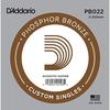 D'Addario Daddario Acoustic Guitar Rose Strings Phosphor Bronze .022 PB022 Set of 10 [Domestic Ge...