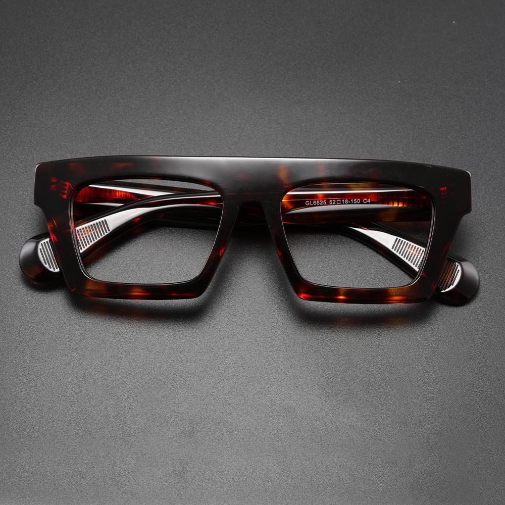 

Classic Thick Male Acetate Frame Optical Priscription Eyeglasses Frames for Women Men Polarized Sunglasses Hand-Crafted Eyewear