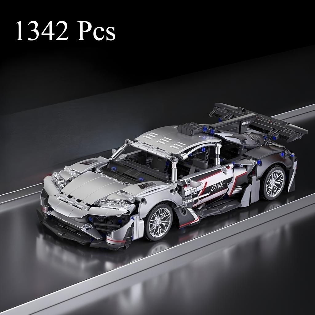 Building block sports car models, racing car assembly, building blocks, children and adults DIY sports car gifts, DIY toys