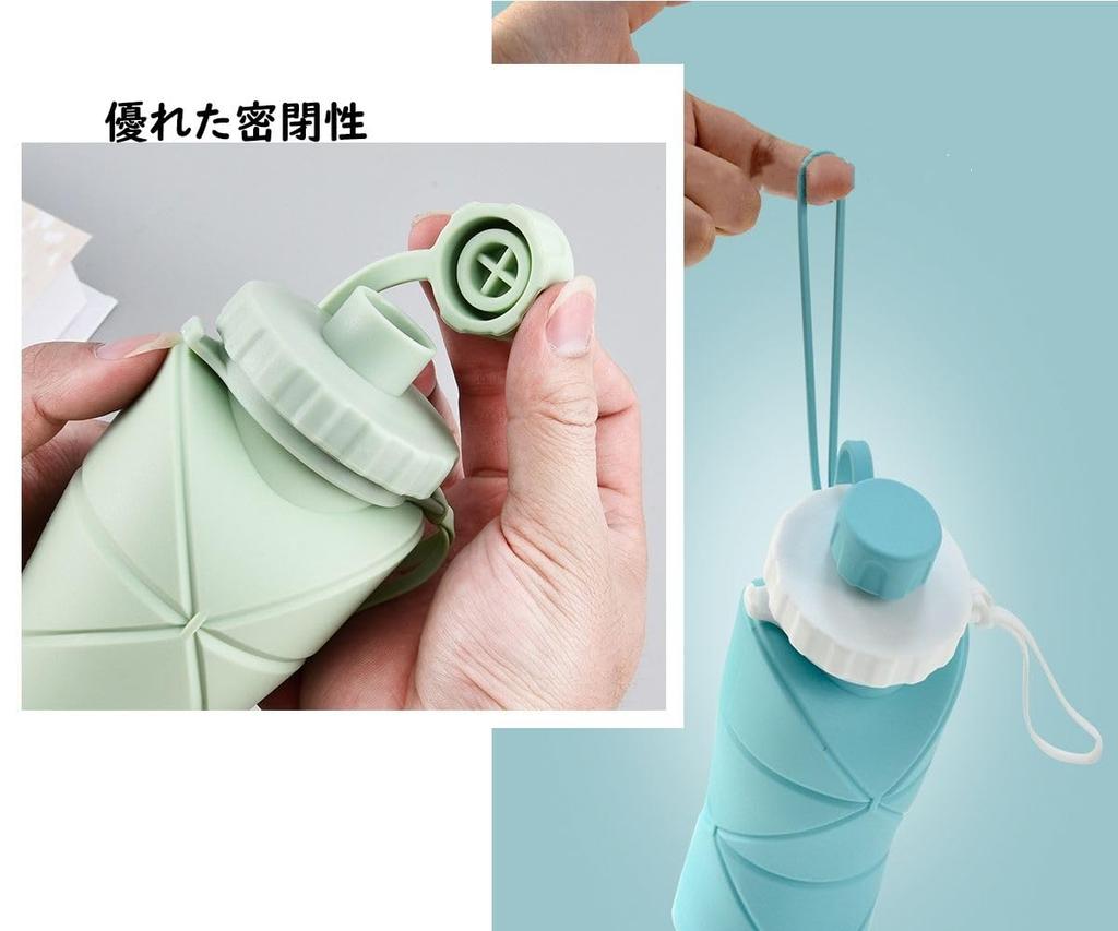 Foldable Water Portable Sports Water Large Capacity Silicone Foldable Water for Cycling and Made with Cold and Heat Suitable for Kids and Easy To Cold