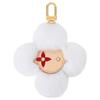 Vivienne Mink Fur & Metal Keychain Bag Accessory Women's White M03638
