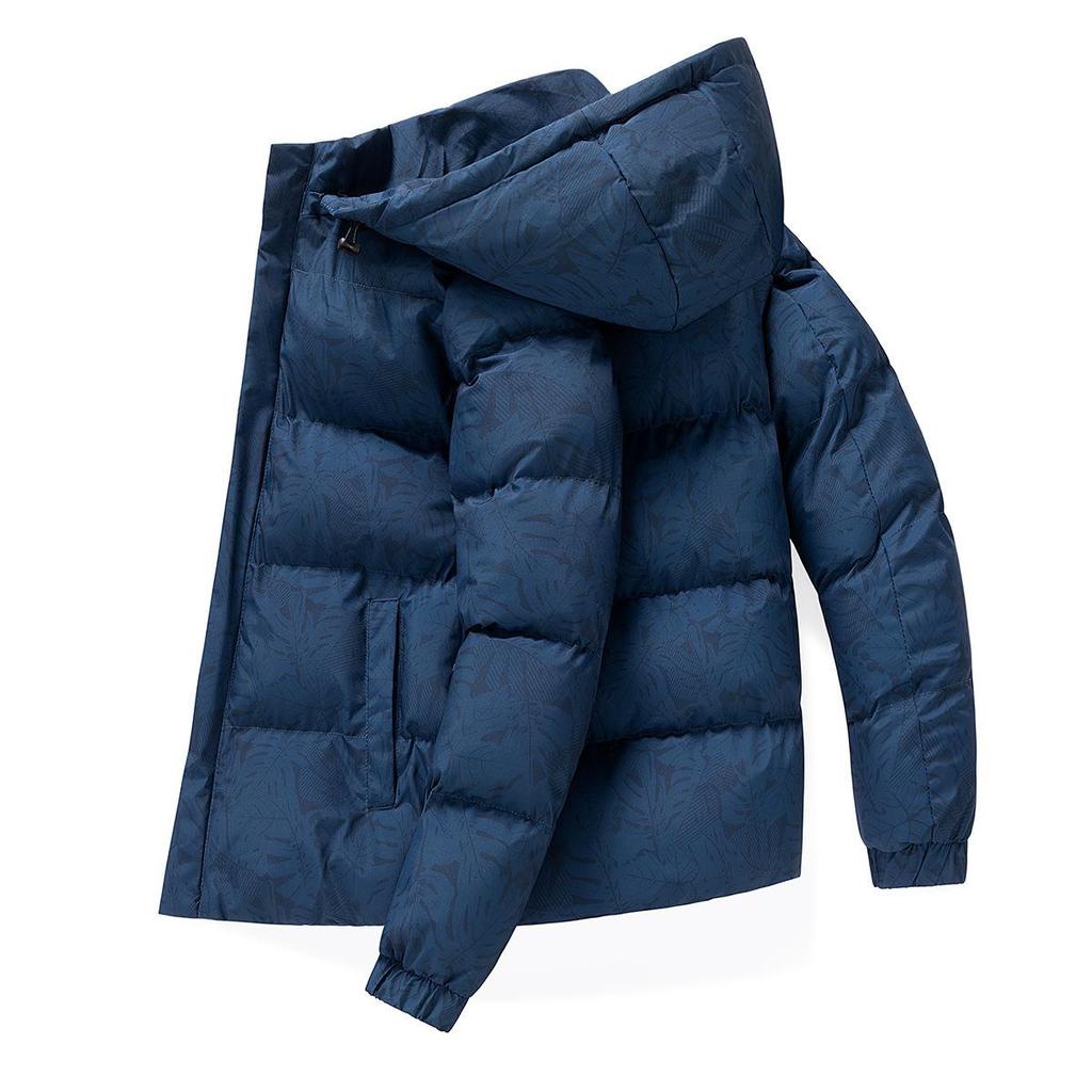 Men's Camouflage Cotton Padded Jacket with Detachable Hood - Warm, Thick, Loose Plus Size