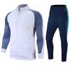 Unisex Long Sleeve Soccer Training Kit Set Men Women Teens Winter Sportswear