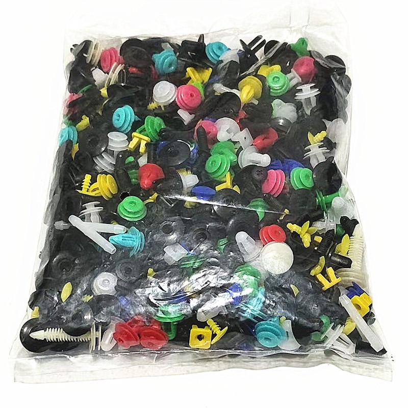 Смешанные автомобильные клипсы: 50-1200 шт. Пластиковый крепежный набор