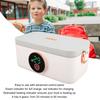 Elektrische Lunchbox 1L Fassungsvermögen USB-wiederaufladbar Tragbar Kabellos Beheizbare Lunchbox für Büro Reisen Auto