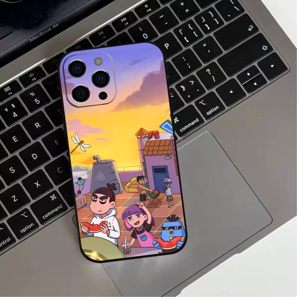 

Scissor Seven Phone Case For iPhone 17,16,15,14,13,12,11 Plus,Pro Max,XS,Soft Silicone Black Cover iPhone15