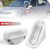 2Pcs Plastic Car Turn Signal Lamp 26160-AX00A Auto Led Side Repeater Turn Signal Lights Fit for Nissan March Micra 2002-2010 ATN