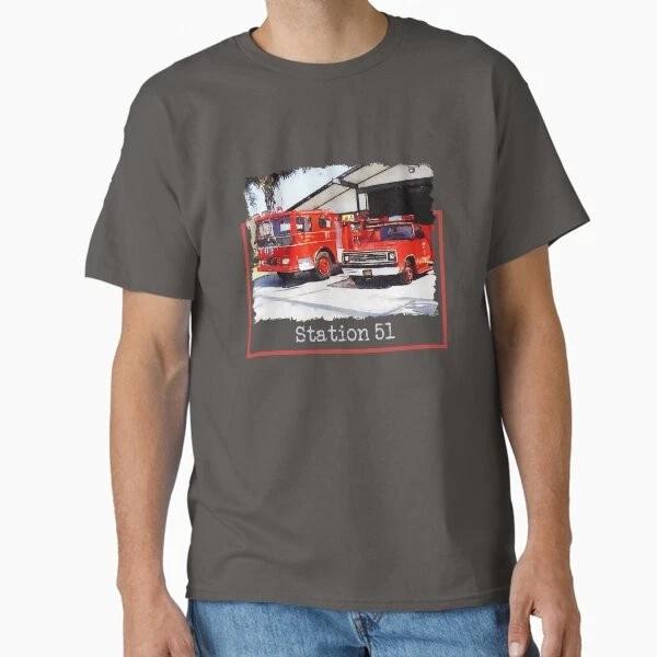 

Station 51, Emergency TV Show Classic T-Shirt Made in USA/AUS T-Shirt S-2XL 4XL