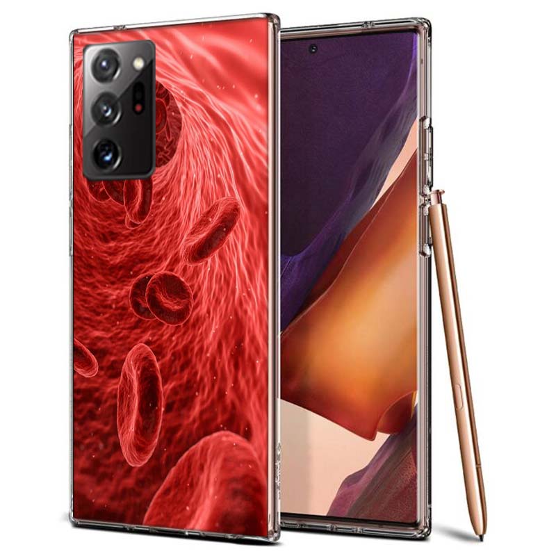 Blood Platelets Under Microscope Phone Case for Samsung A55 A35 A25 A15 A07 A05S A16 A17 A26 A36 A37 A56 A57 Galaxy Note 20 10 A