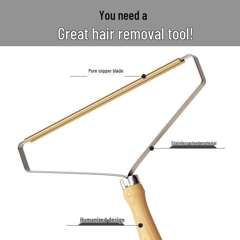 Manual Lint Remover - Wool Coat, Felt, Pet Hair & Pilling Cleaner