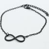Bracelet en métal à boucle rétro en forme de 8 - Design européen-américain simple, élégant et chic