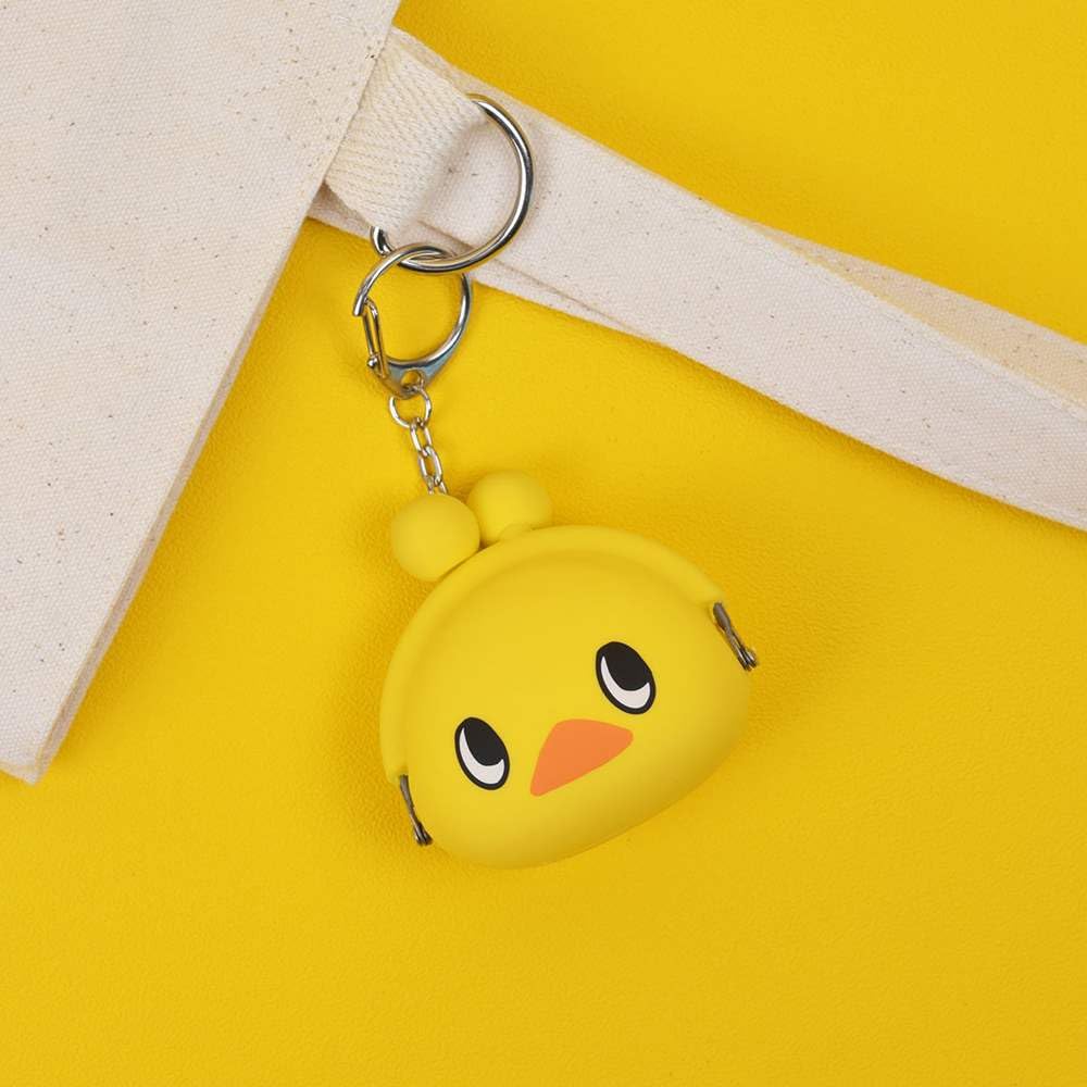 Design POCHI BABY Chick Coin and Pouch for Nissin Chicken Ramen Character P+G Purse, Keychain, Kids, PG-48101