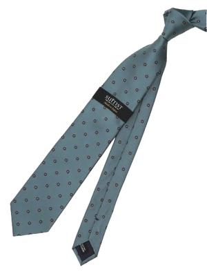 Takakyu Made In Japan Silk Regular Peacock Free Size 100% Tie, 8.0cm Wide, Green, 110305173304433,