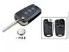 3 Button Key Fob Case for HYUNDAI I20 I30 I35 Ix20 Ix35, KIA Sportage Soul Rio Rondo with Hold Button