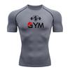 Men's Anime Compression T-Shirt Gym Running Fitness Tight Sportswear Short Sleeve Breathable Workout Summer T-Shirt S-3XL