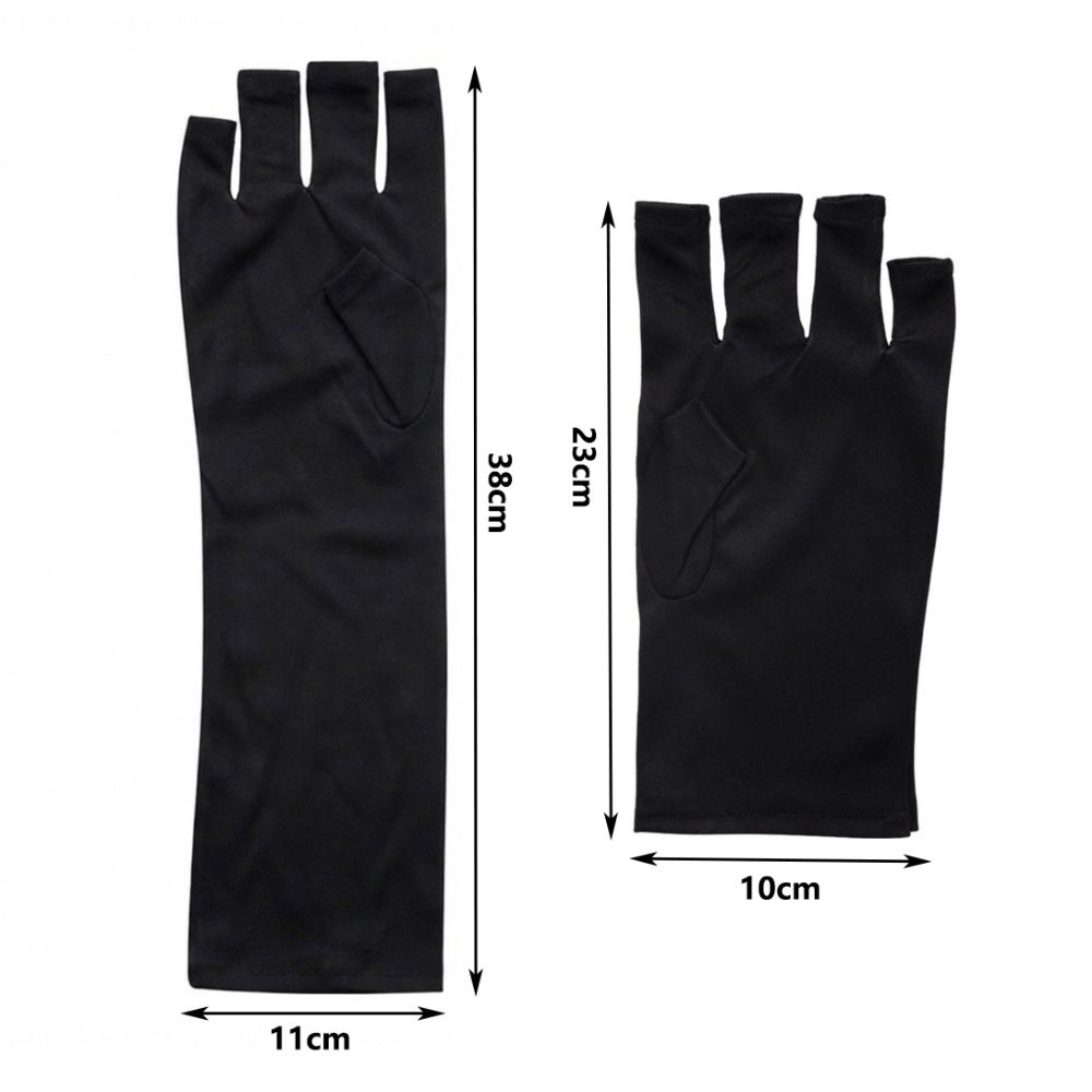 Protect Finger Skin Nail Painting Gloves Anti -UV UV-protective Gloves Nail Art Mittens  Nail Tools