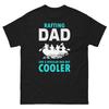 Unisexs Rafting Dad Tshirt Like A Regular Dad But Cooler Funny White Water Rafting Print Tee