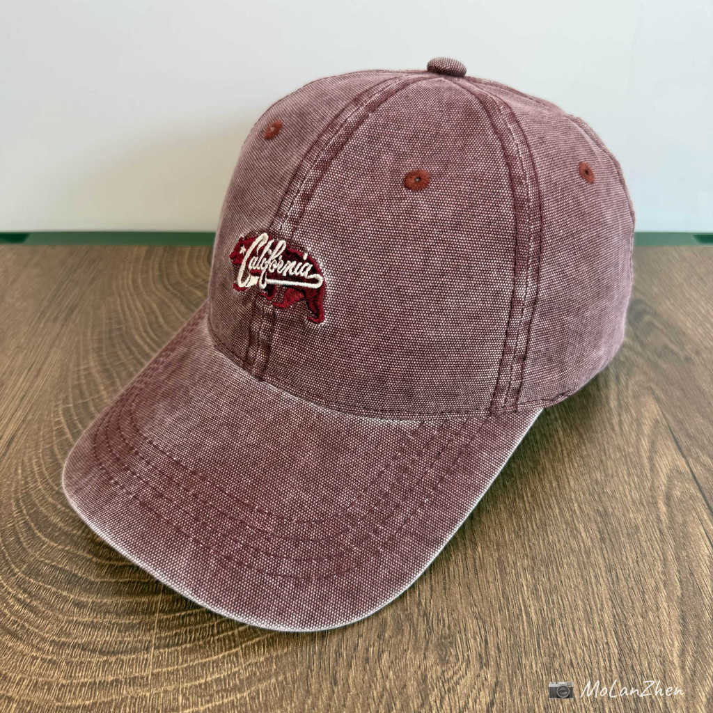 Bear Embroidery Baseball Cap With Wide Brim For Men Women Summer Sunshade