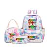 Rhythm box teen schoolbag sprunki cartoon print backpack pencil bag three-piece children's schoolbag 4