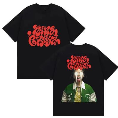 T-shirt Stampate per il Tour dell'Album di Nina Chuba per Fan Uomini Donne Abbigliamento Hip Hop T-shirt a Manica Corta Moda Retrò Top in Cotone Oversize