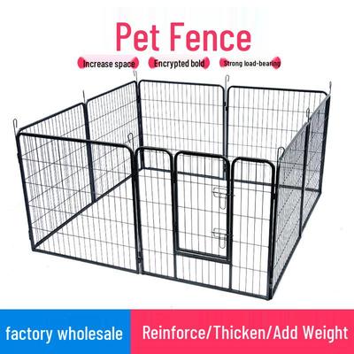 Foldable Dog Fence & Isolation Barrier with Buckle for Indoor/Outdoor Use
