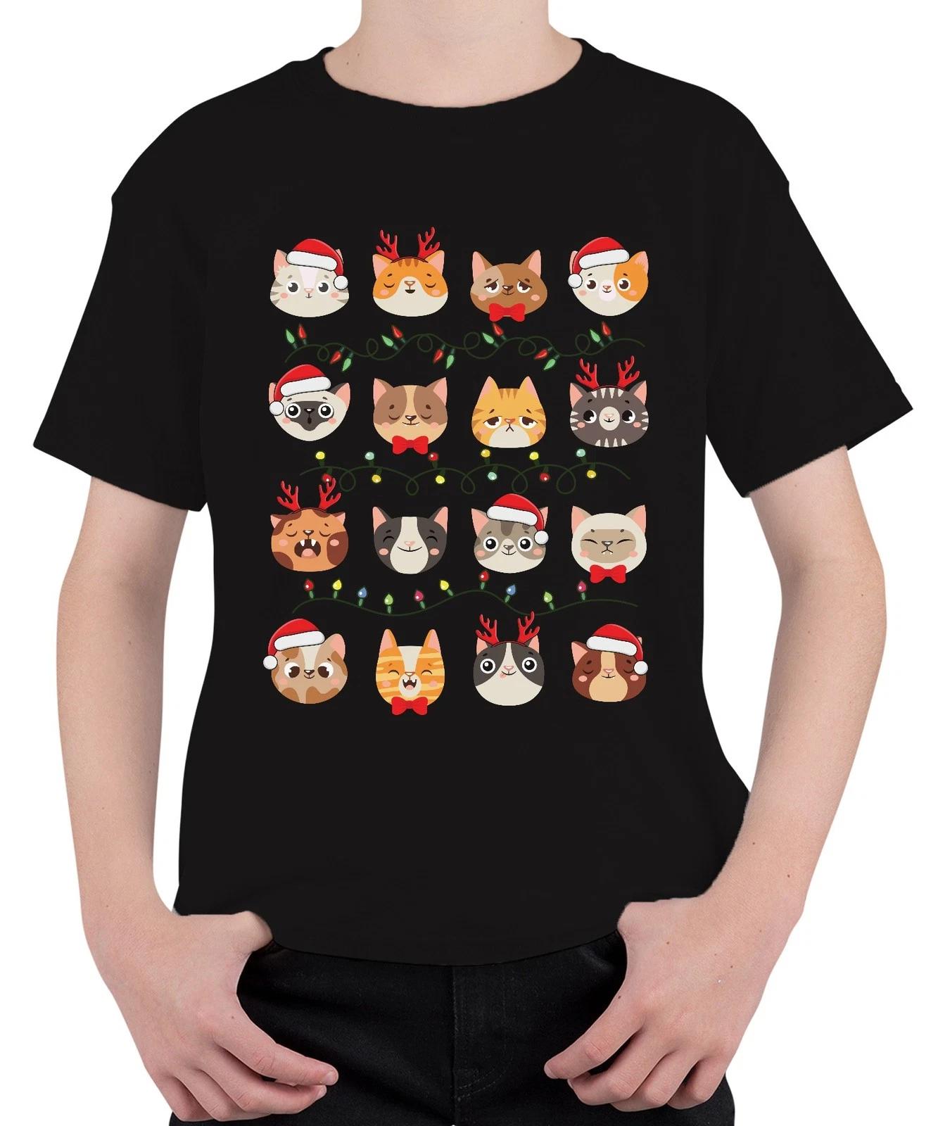 

Cats Christmas Holiday - Xmas Gift Xmas Unisex Kids T-Shirt- 2XL
