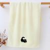 Cartoon Embroidery Pure Cotton Towel Couple Face Towel Cartoon Cat Full Cotton Face Towel Hand Towel Full Cotton Face Towel