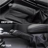 For BMW Models With Handbrake Brake Handle Cover Trim Real Carbon Fiber Black 1x