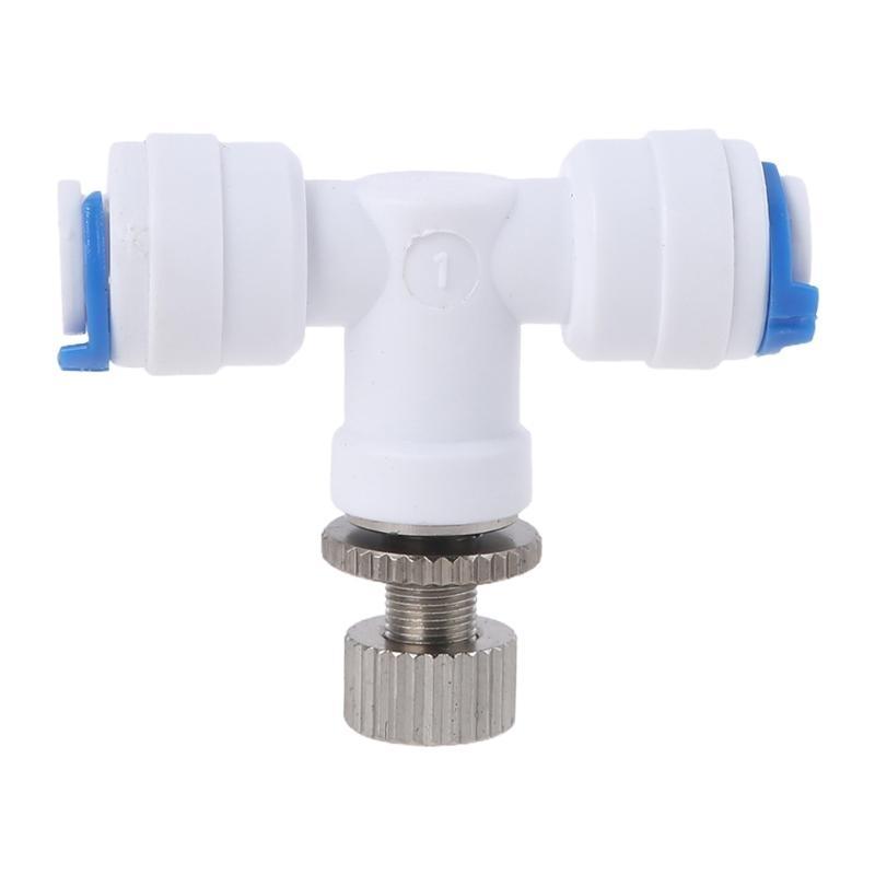 Pipe Fittings Reverse Osmosis 1/4" Hose RO Water Adjust for Valve Regulator