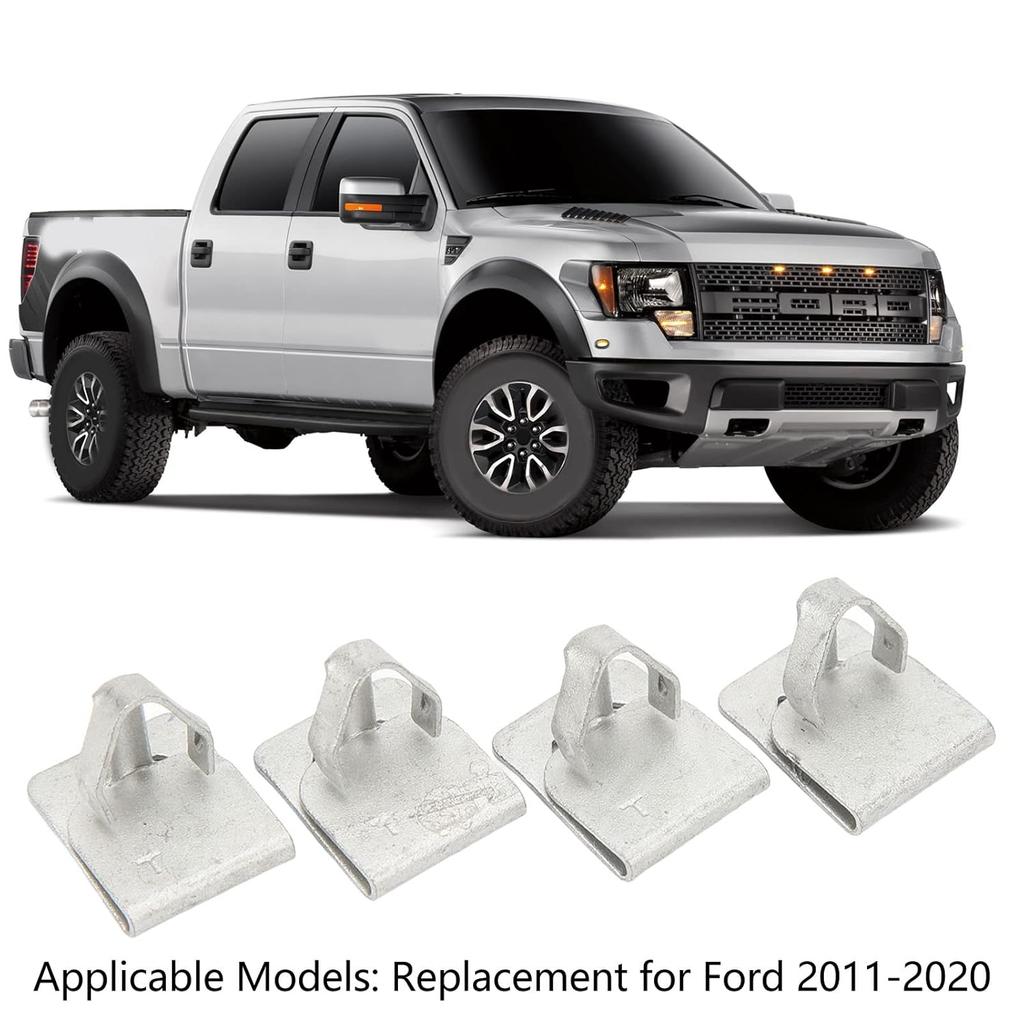 Oil Filter Access Panel Clips, 4PCS Aluminum Alloy High Strength Replacement W715288S439 Easy Car Maintenance Durable Universal Fit