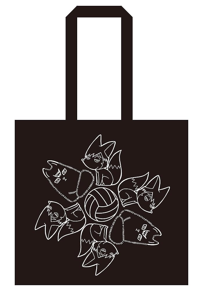 Вязаная сумка-тоут в стиле аниме Школа Инаридзаки Оранжево-красный Haikyu 7150₽