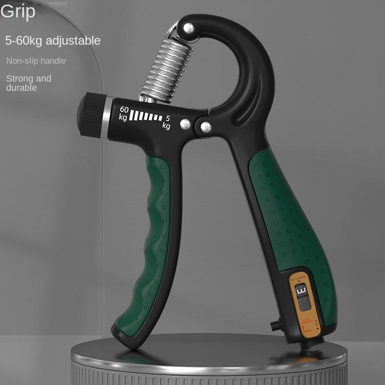 Counting Grip Strength Device for Men, Professional Adjustable Hand Trainer, Finger Arm Wrist Strength Rehabilitation Exercise Device