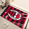 1 Stück Fußballverein Logo Druck Teppich - Weich, Waschbar, Rutschfest, Innenmatte, Wohnzimmer, Home Office Dekorativer Teppich, Büro Dekorativ