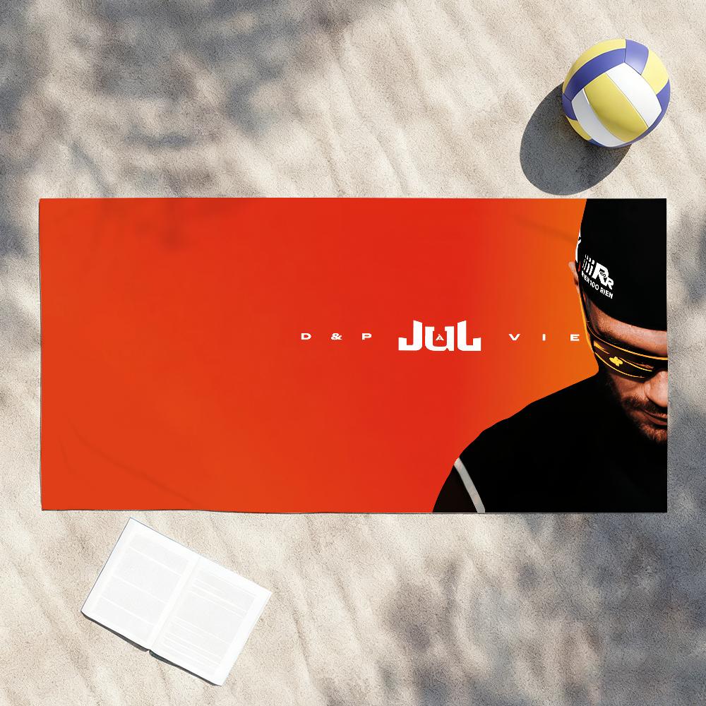 Klassische Singer J-JuL Tp Sur Tp Musik Handtuch Dusche Sauna Reise Spa Schnelltrocknend Fitnessstudio Zubehör Weiche Große Strandtücher