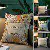 High-end Fragrance Design Print Jo Malone-A Pillow Case Comfort Sofa Bed Silky Elegant Invisible Zipper Decorative Cushion Cover