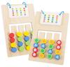 Montessori Educational Shape and Color Shape Matching Board Wooden Birthday Baby Wooden Ages Elementary School Brain Training Brain Travel Toys Toys,