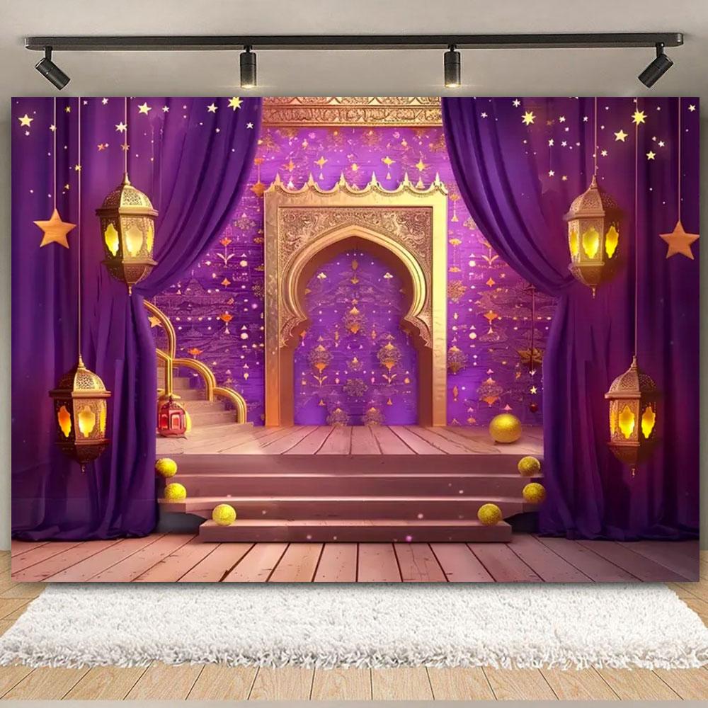 Festa di Compleanno Notti Arabe Marocchine Sfondo Decorazioni Aladdin Sfondo Fotografico Banner per Baby Shower Studio Fotografico Accessori