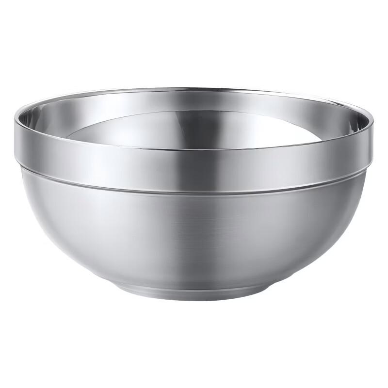 304 Stainless Steel Double-Layer Anti-Scald Bowl