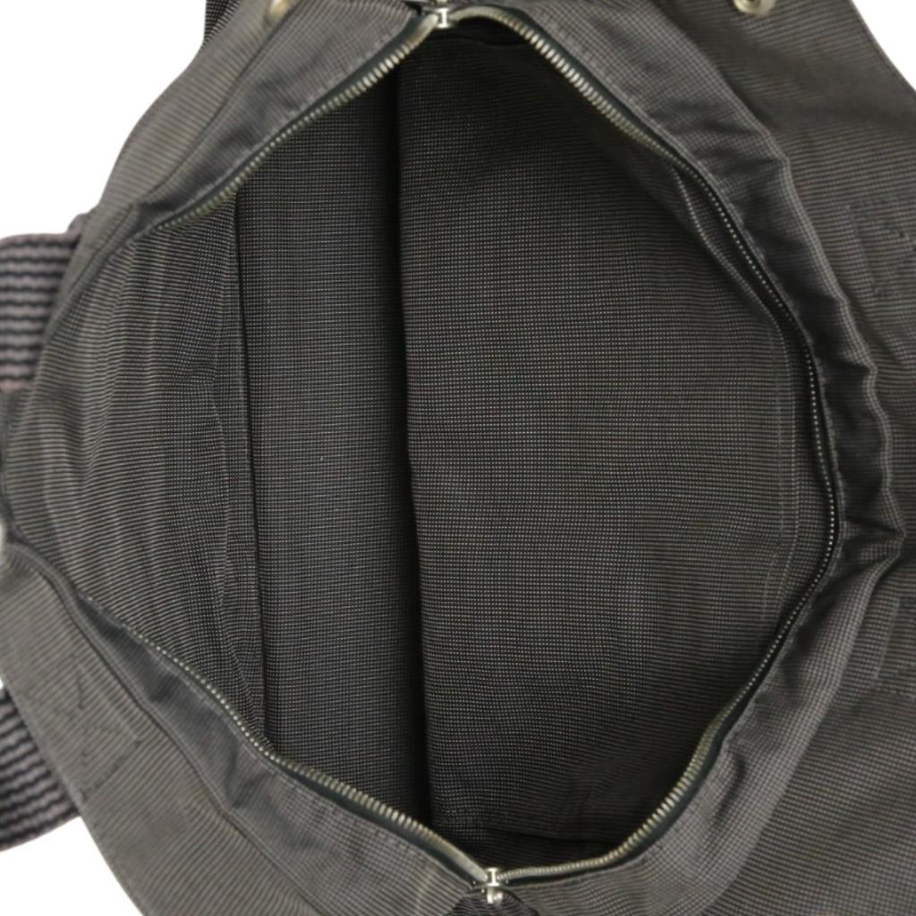 HERMES Business bag Her Line Tote MM Tote Bag canvas gray unisex Used