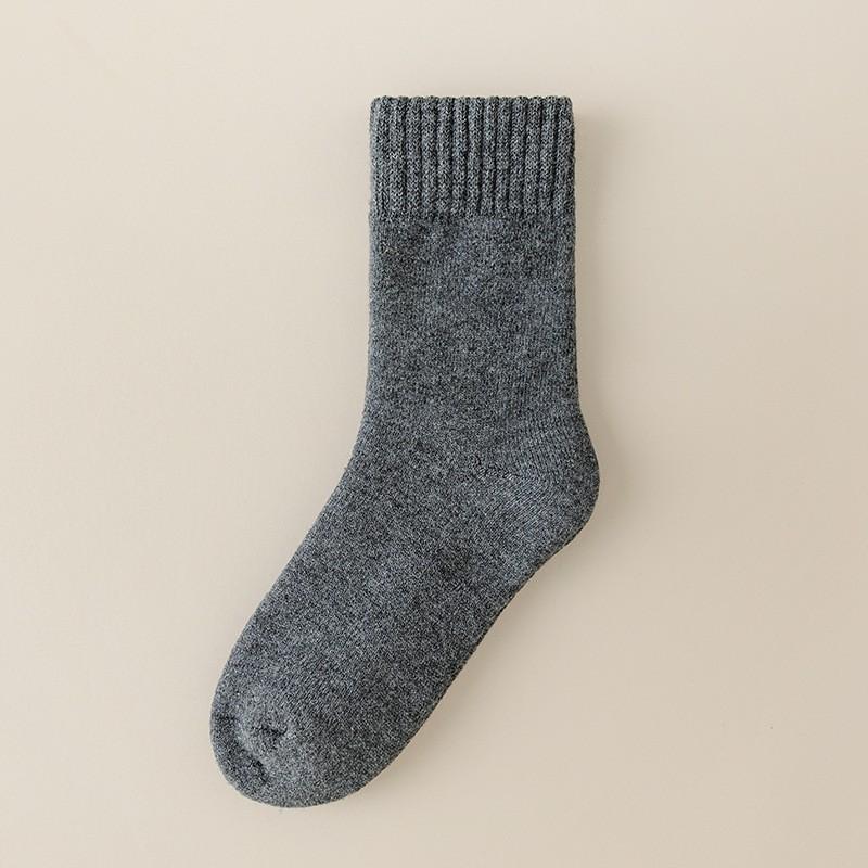 Socks Brushed Medium Tube Socks Seasonal Piled Thickened Warm Sleeping Socks Winter Super Thick Terry Stockings