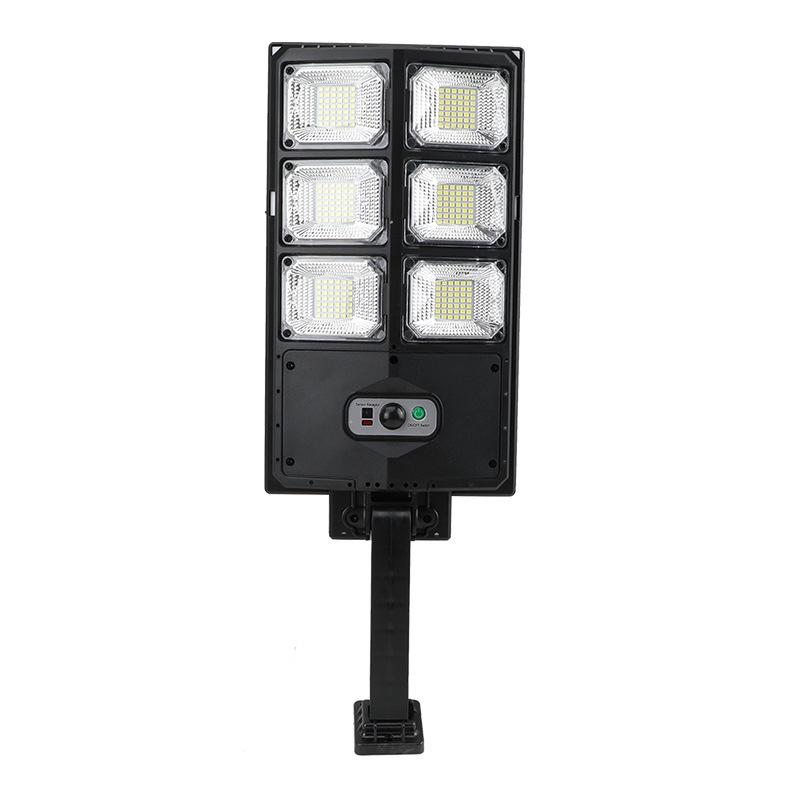 Lampadaire solaire LED haute puissance avec détecteur de mouvement pour usage extérieur