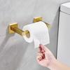 Toilet Paper Holder,Stainless Steel Double Post Pivoting Toilet Paper Holder,Adjustable Change The Rolls Tissue Holder for Bathroom,Brushed Gold