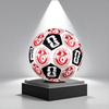 1 Stück Tunesien Fußball Größe 5 Fußball Professioneller Match-Trainingsfußball Indoor- & Outdoor-Sportball Vereins-Trainingsball Leicht Durable y38
