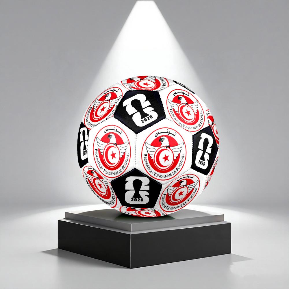 1 Stück Tunesien Fußball Größe 5 Fußball Professioneller Match-Trainingsfußball Indoor- & Outdoor-Sportball Vereins-Trainingsball Leicht Durable y38