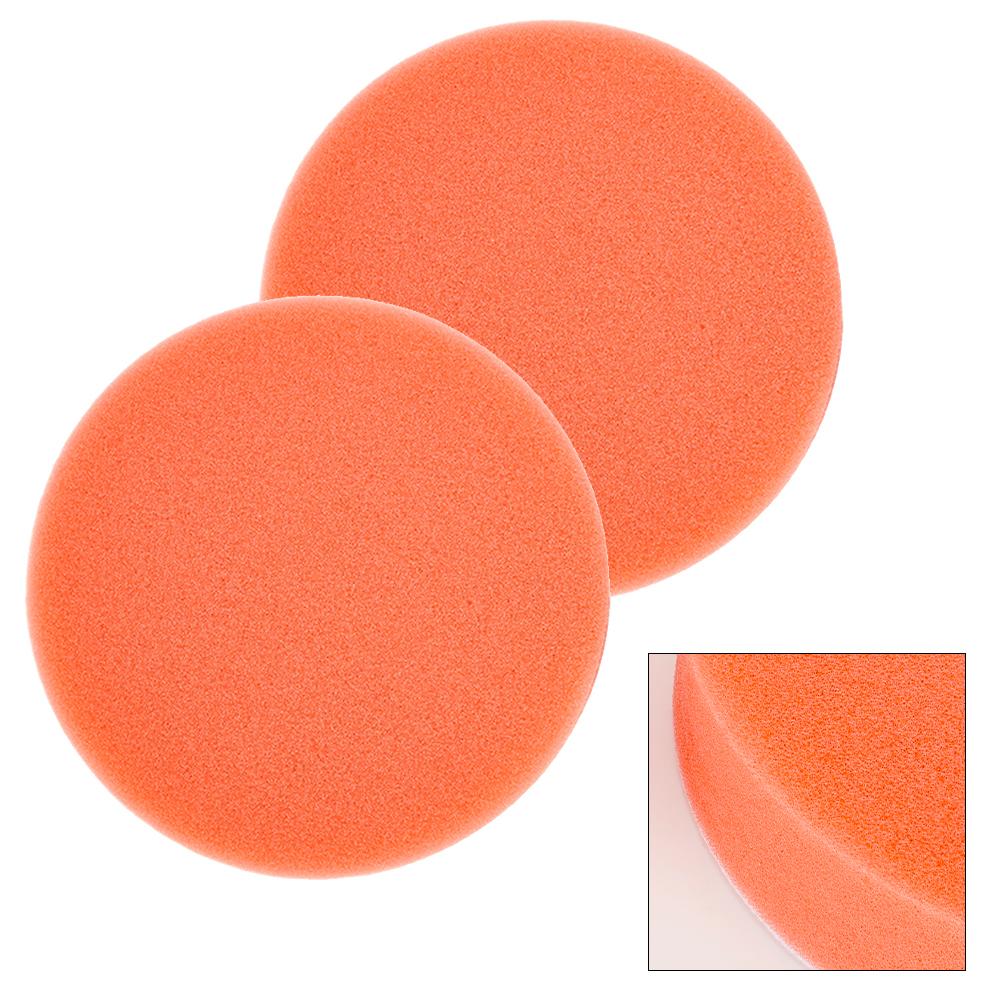 Power Tools Polishing Pad Home Buffing Pad Cleaning Tools Flat Sponge Orange Polishing Washable Waxing Pads For Waxing Polishing