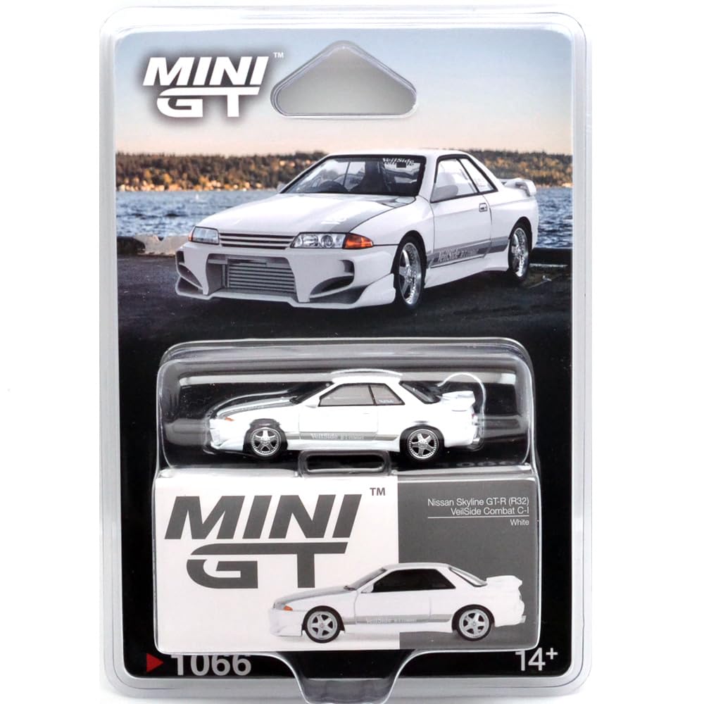 MINI GT Масштаб MiJo TOYS NISSAN SKYLINE VEILSIDE COMBAT Также MiJo Toys Nissan Skyline Veilside Combat Белый 164 - GT-R (Р32) C-1 - БЕЛЫЙ. доступный
