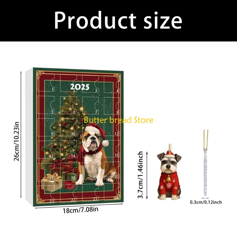 W89C Blind Boxes For Dog Enthusiasts With Christmas Tree Decorations And Collectibles